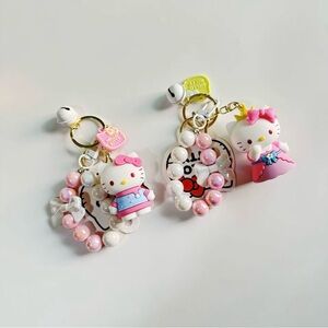 Hello Kitty Pink mini keychains